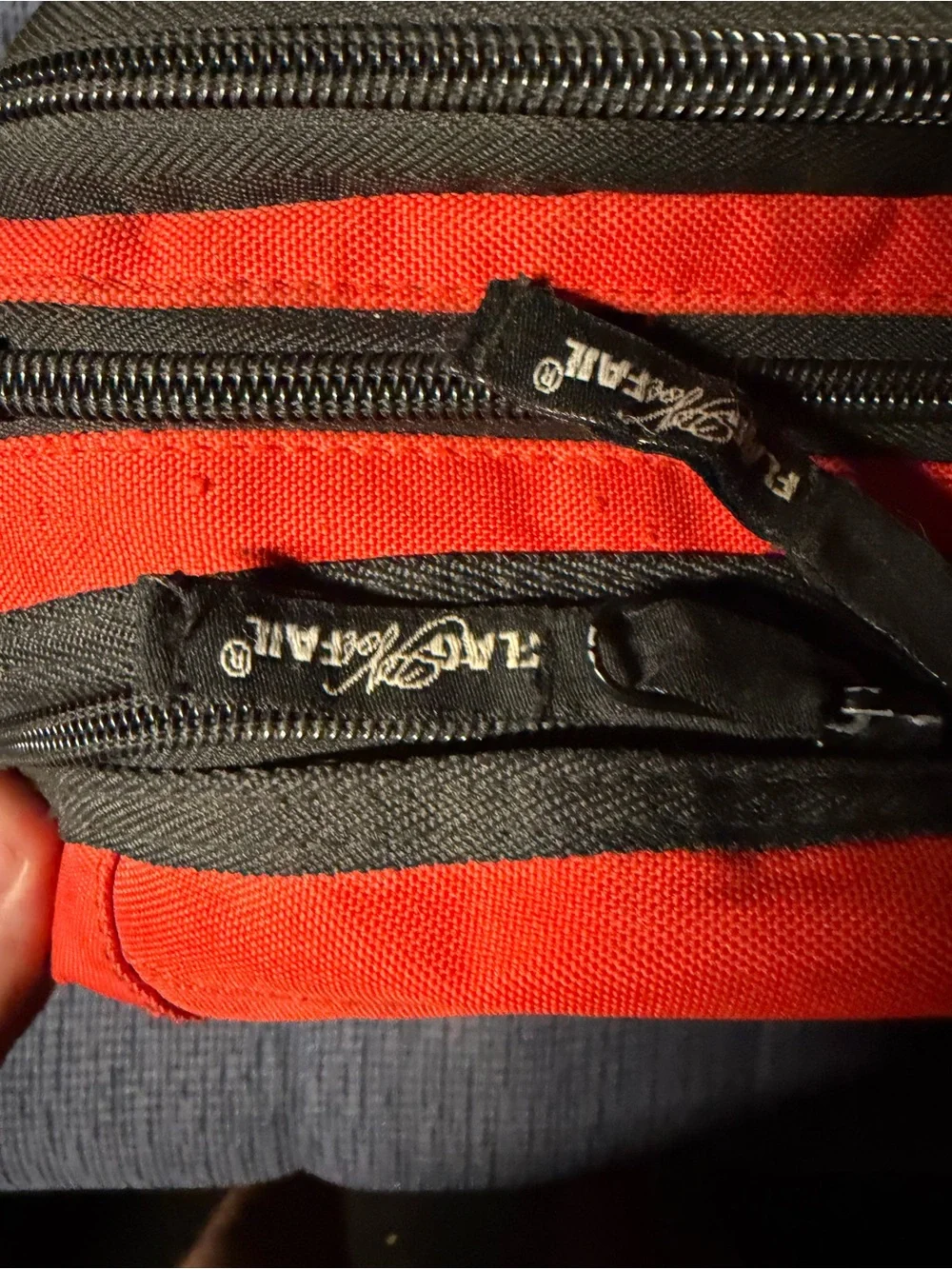 Flag Nor Fail Red Canvas Backpack - Sleek Everyday Pack